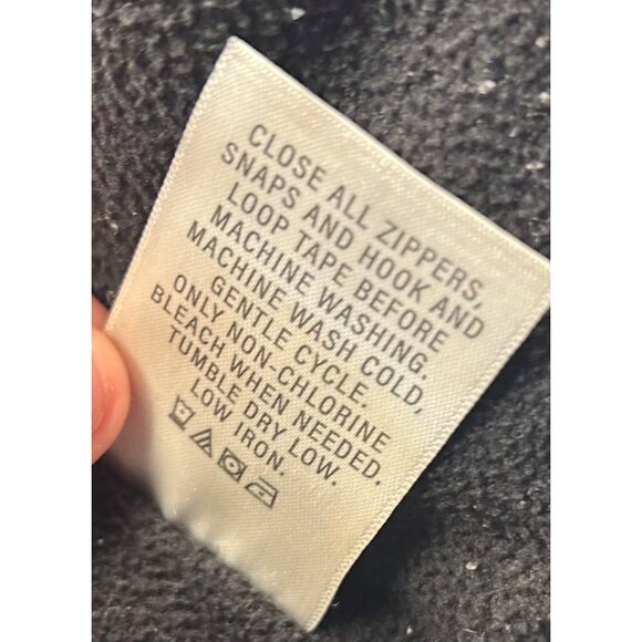 Cozy Puffer Youth Jacket Size 7 With Fur Hood Olive Green & Black - Picture 5 of 12